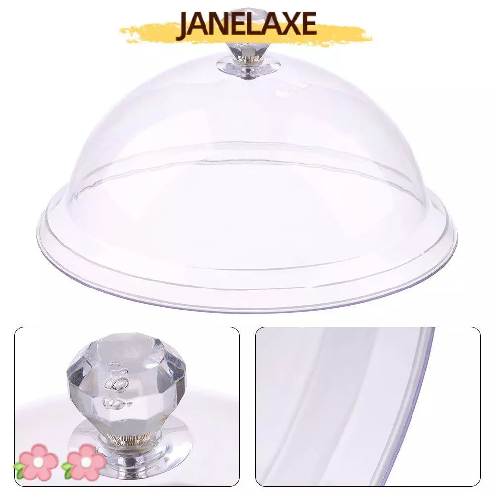 JANELAXE932JN ฝาครอบอาหารตกแต่งตกแต่งห้องครัวขนมหวานถาดรอบจานเค้กจานขนมปัง