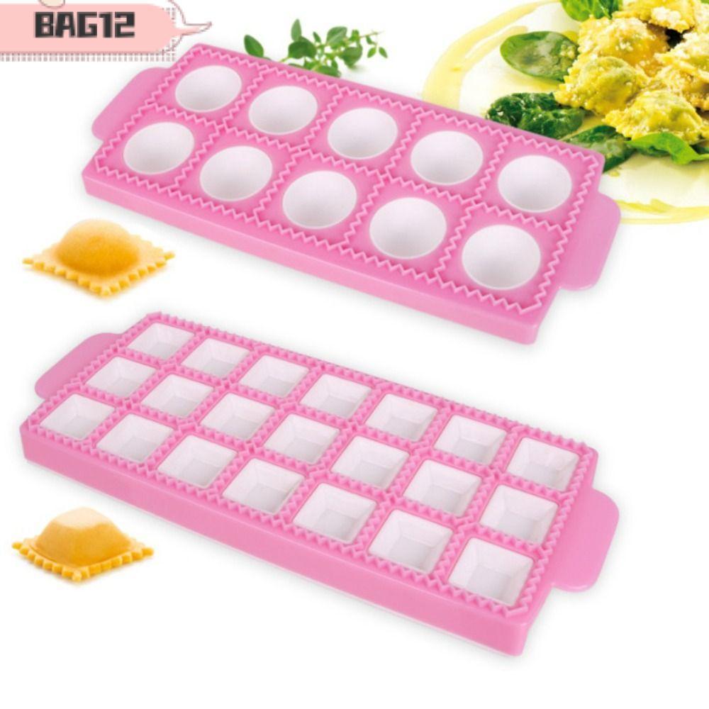 BAG Ravioli Mould, Baking Tools Mousse Pastry Tool พิมพ์เกี๊ยวอิตาลี, DIY รูปทรงต่างๆ 10/14 /21grids