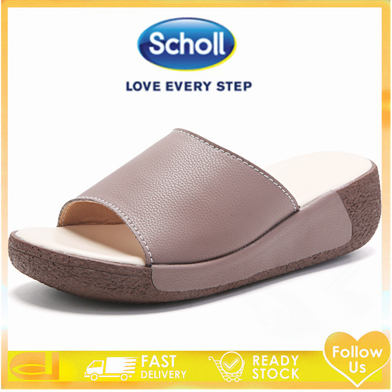 รองเท้าส้นแบนสตรี Scholl แบบ Boat Shoes ทำจากหนัง ไซส์ 40-41 ราคา ถูกที่สุด ดีลบีเคเค แกลเลอรีภาพที่ 3