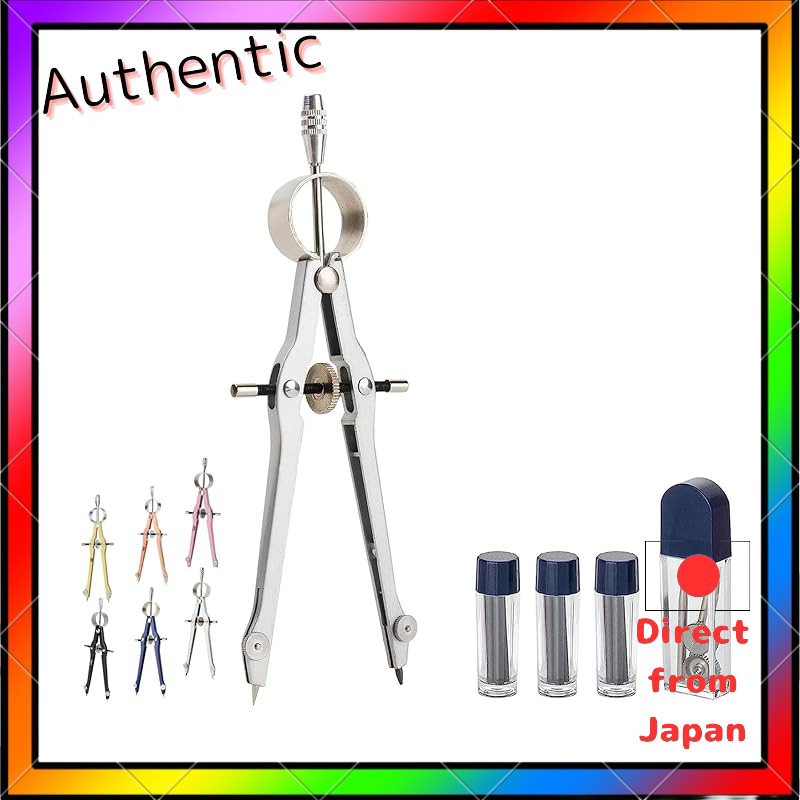 Mr. Pen- Professional compass for geometry, extra lead, metal compass, compass, compass drawing tool