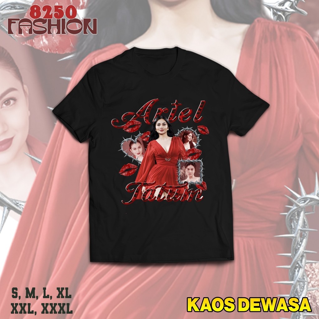 ผู้ใหญ่แขนสั้น Combed 24s Ariel Tatum Love Tshirt Ariel Tatum Bootleg