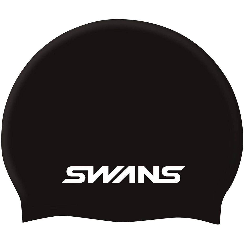 SWANS Swim Cap Silicone Cap SA7 Black (MBK)