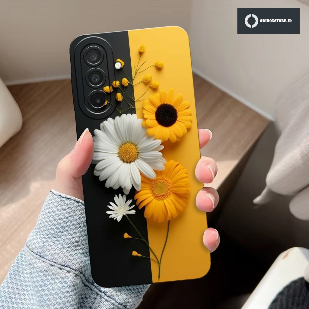 HP ล่าสุด SAMSUNG A26 5G / A36 5G / A56 5G Softcase - FLOWER Case Motif - TPU Pro Camera - Casing - 