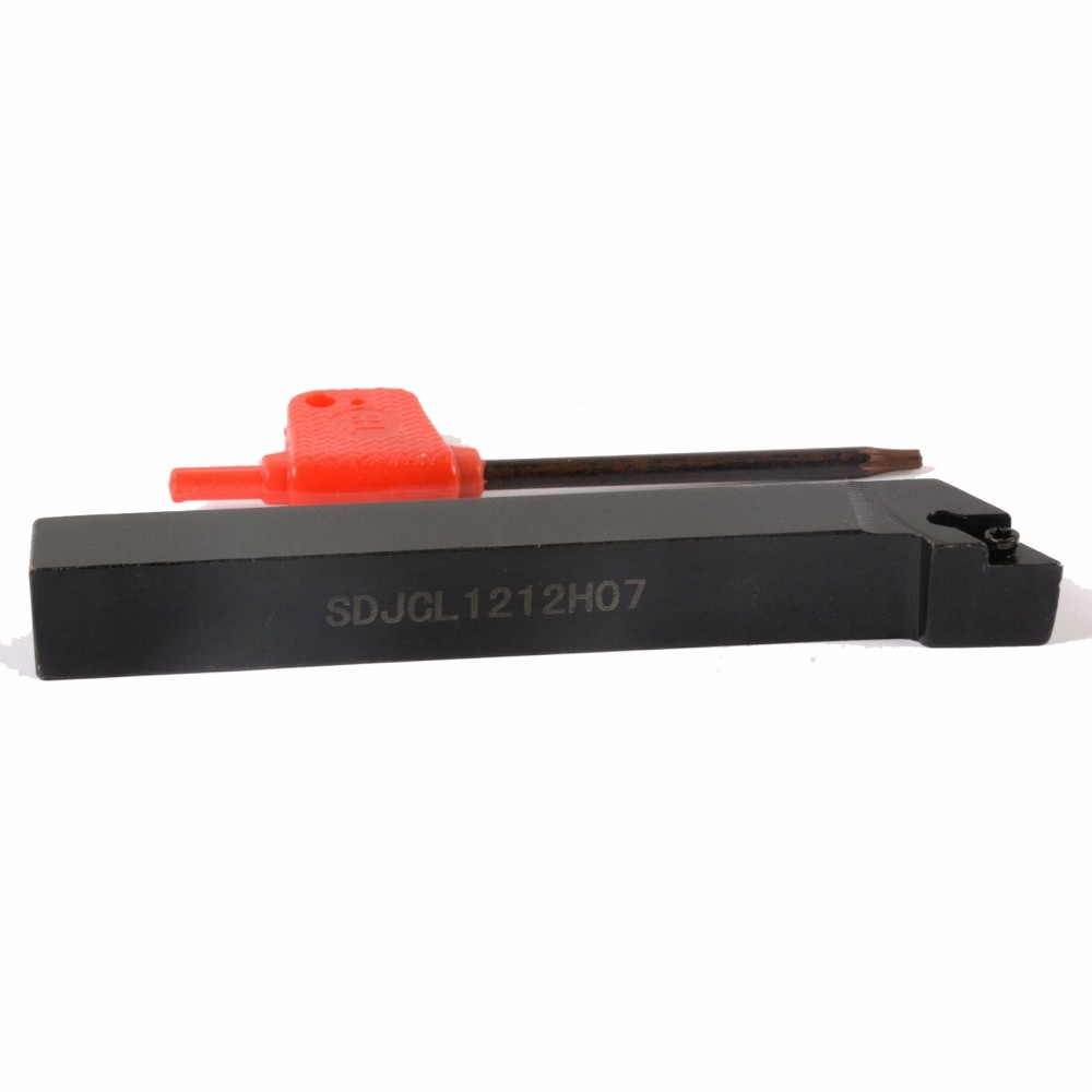 ประแจทนทาน T8 ชุดใส่คาร์ไบด์ภายนอก DCMT070204 UE6020 เครื่องมือกลึง