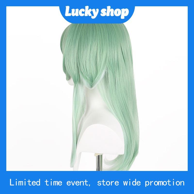 【Manmei】Honkai: Star Rail Huohuo Cosplay Wig 66cm Long Green Gradient Heat Resistant Synthetic Hair