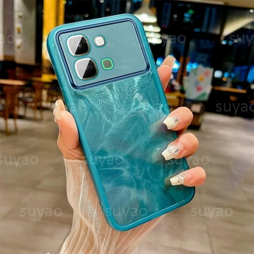 สําหรับ infinix Note Edge 5G 2026 เคสโทรศัพท์ปลอกใส NoteEdge infinixNoteEdge นุ่มคู่เปลือกกันกระแทก TPU ซิลิโคนชุบโปร่งใสปกหลัง ราคา ถูกที่สุด ดีลบีเคเค แกลเลอรีภาพที่ 3