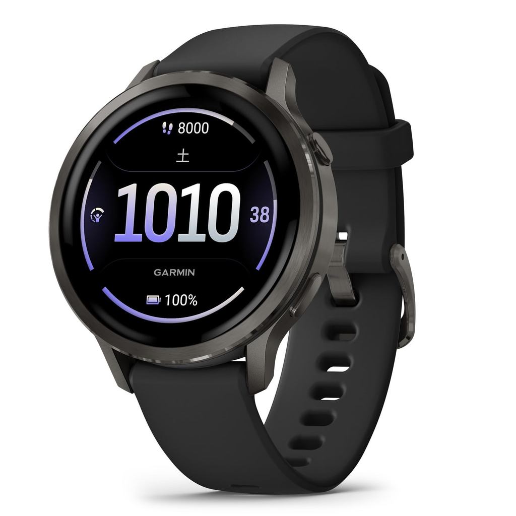 GARMIN Venu 4 Slate/Black 41mm Smartwatch with AMOLED Display, Long Battery Life, Health and Fitness