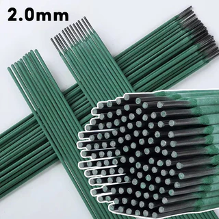 ลวดเชื่อม 2.0mm สีเขียว เชื่อมเหล็กแผ่นบาง-มุมเหล็กเบาได้ดี ใช้งานง่าย คุณภาพมาตรฐาน