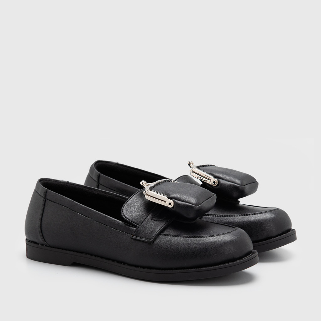 โครงการที่น่ารัก - Shaquille Loafer Black - รองเท้าผู้หญิง