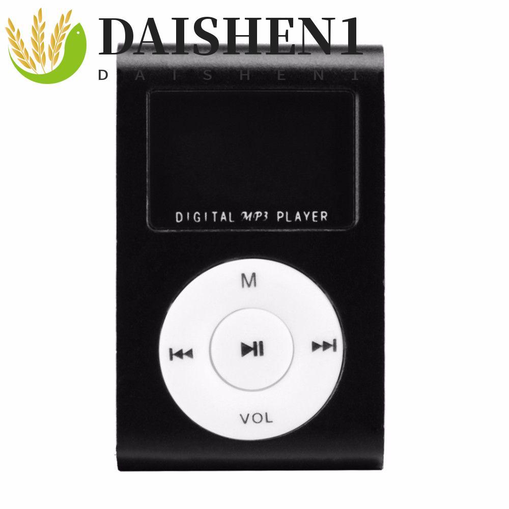 DAISHEN1 เครื่องเล่นเพลง MP3 ของขวัญที่ดีที่สุดแบตเตอรี่ลิเธียมรองรับ 32GB TF Card หน้าจอ LCD วิทยุ 