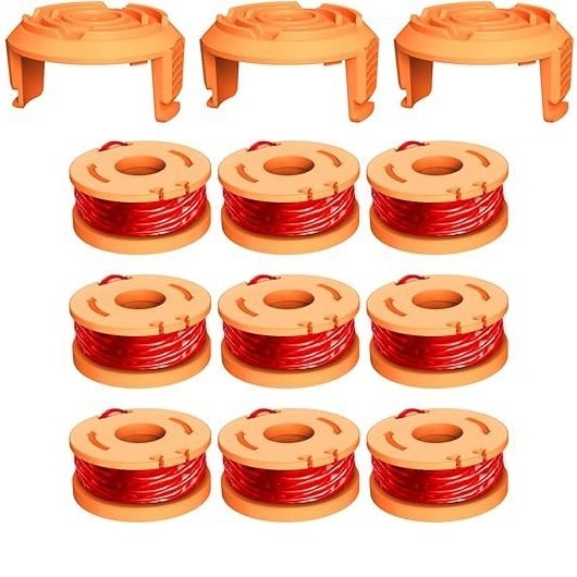 WA0010/WA6531 Spool เครื่องตัดหญ้าหัวตัดเปลี่ยน WORX เครื่องตัดหญ้า (9+3 ชุด) AIWA