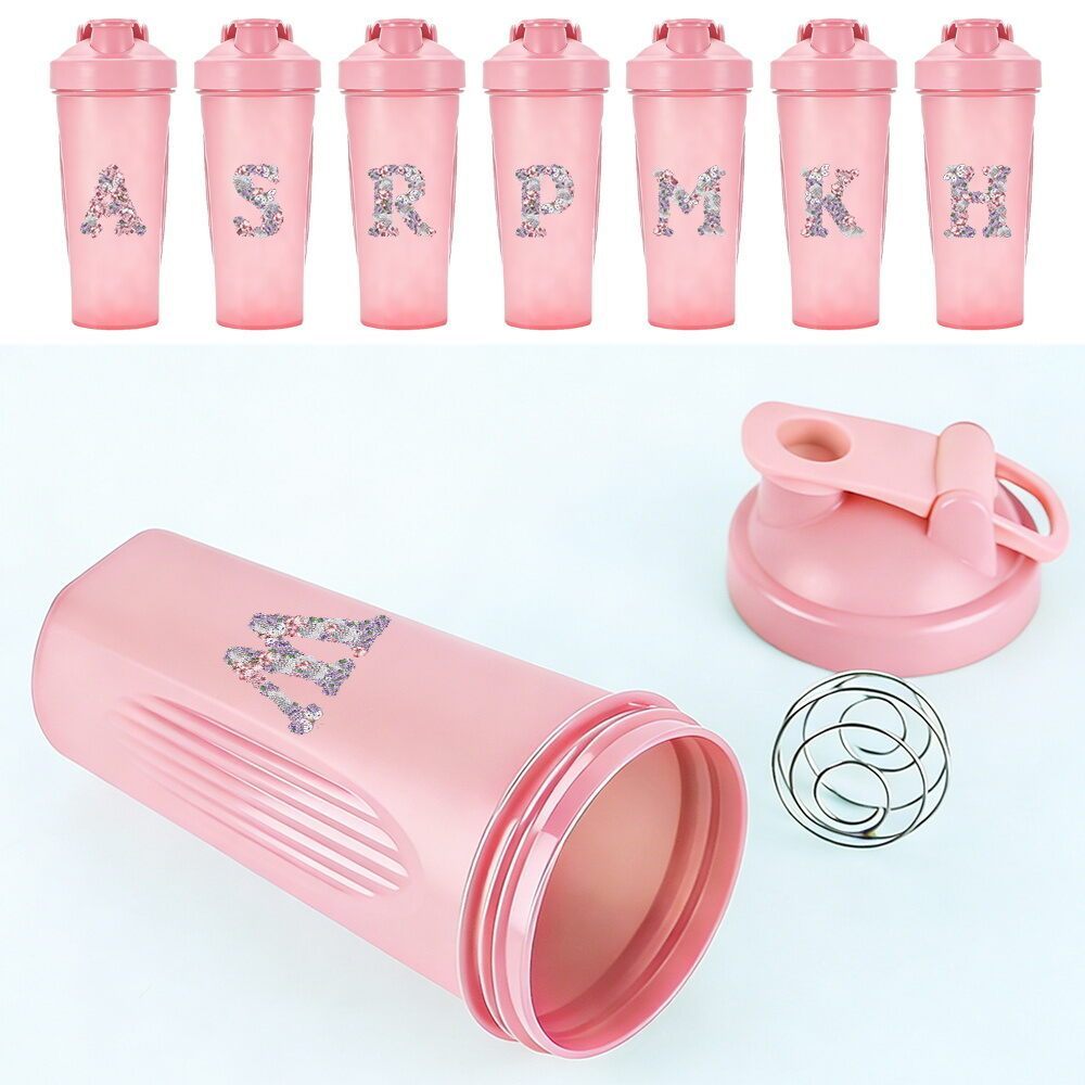 แก้วเชค แก้วชงเวย์ เชคเกอร์ กระบอกเชค เวย์โปรตีน+ ช่องใส่วิตามิน 500 มล Shaker Bottle