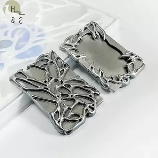 [H&S] Oril Design Electroplate Plasitic Frame Kpop Idol Photocard Holder Creative 3 นิ้วผู้ถือการ์ดภาพแขน {th}