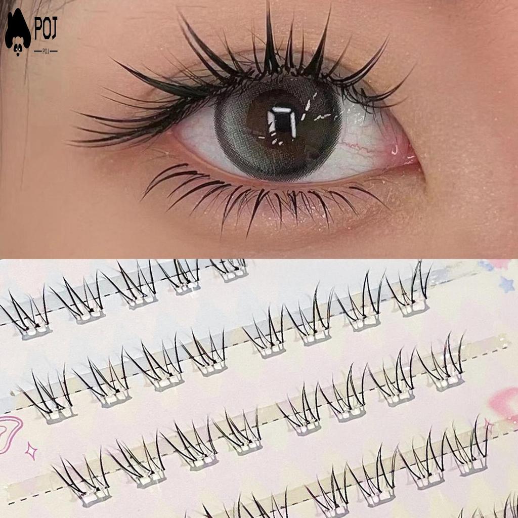 คอสเพลย์แต่ละ Lashes Clusters Soft Manga Bottom Cluster Lashes สําหรับช้อปปิ้งออกเดททุกวันใช้