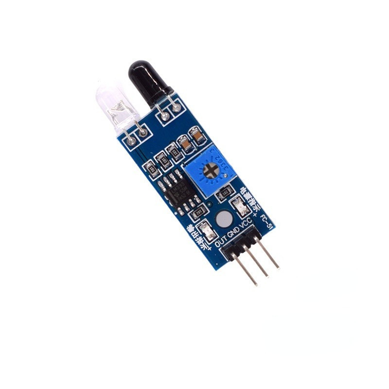 ร้านไทย 1 ชิ้น IR อินฟราเรดหลีกเลี่ยงอุปสรรคโมดูลเซ็นเซอร์สําหรับ Arduino DIY สมาร์ทรถหุ่นยนต์ 3 สายสะท้อนแสง