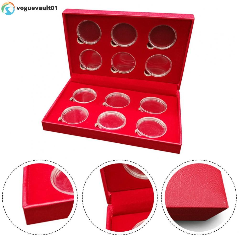Coin Storage Box High Transparency Protection 1pc Coin Storage Case Home Garden