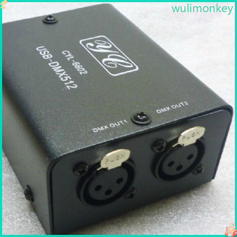 WU 1Set DMX-Stage Lighting Module Stage 512-Channel USB to DMX512 ไฟ LED
