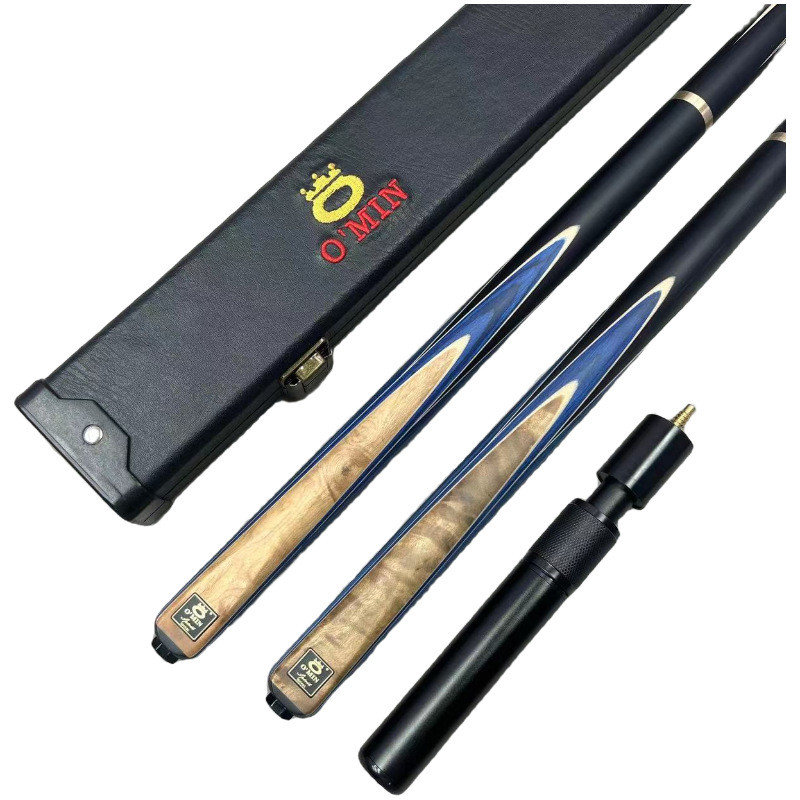 Original OMIN Mystery ใหม่ Soul แยกบิลเลียด Cue Paint-free ด้านหลังจับสนุ๊กเกอร์สีดําแปด Handmade As