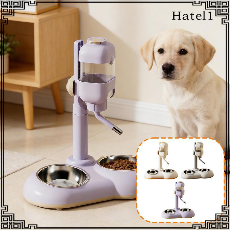 [Hatel] Pet Standing Water Dispenser Cat Dog Bowl Feeding Station เครื่องให้อาหารอัตโนมัติ Pet Feede