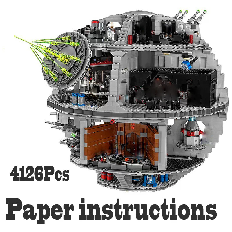 ใหม่ 4016PCS Death Star Great Ultimate Building Blocks อิฐรุ่นใช้งานร่วมกับ 75159 ของเล่นวันเกิด 053
