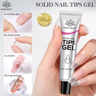 BORN PRETTY 30g Solid Nail Tips Gel Polish Press On Nails Extension แต่งเล็บติดทนนาน