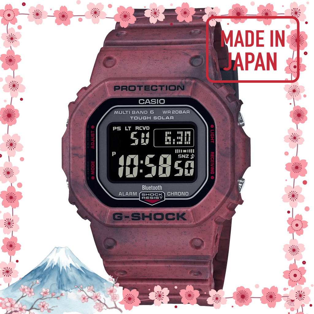 【ผลิตในประเทศญี่ปุ่น】G-SHOCK [คาสิโอ] นาฬิกาข้อมือ จีช็อค 【สินค้าของแท้ในประเทศ】 บลูทูธ ระบบพลังงานโ