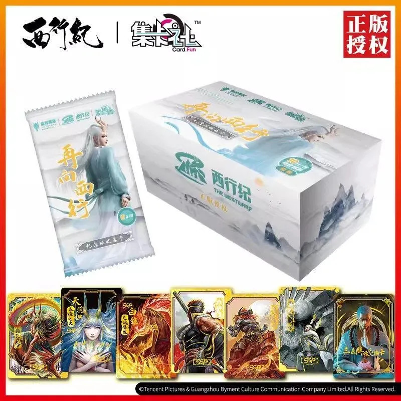 [ทั้งกล่อง 18 แพ็ค] Westward Journey Commemorative Edition Collectors Cards Again Westward Anime Mer