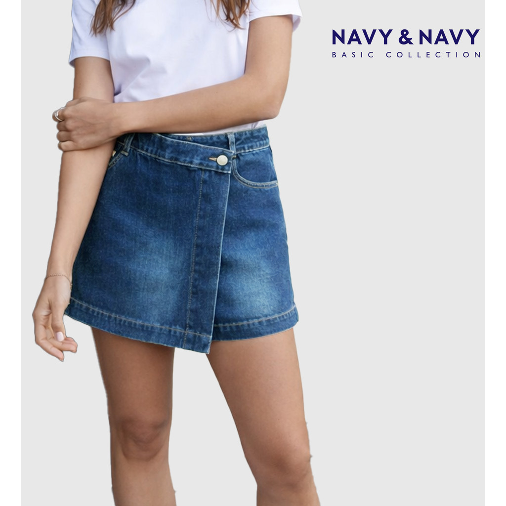 FOS x NAVY & NAVY กางเกงยีนส์ผู้หญิง SKORT