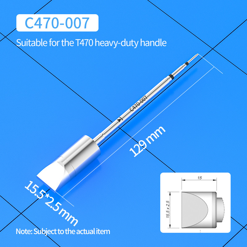 C470 หัวแร้ง C470-002 C470-014 019 003 061 006 007 12DK 15DK 021 056 061 หัวแร้งใช้งานร่วมกับ JBC T470HD Handle