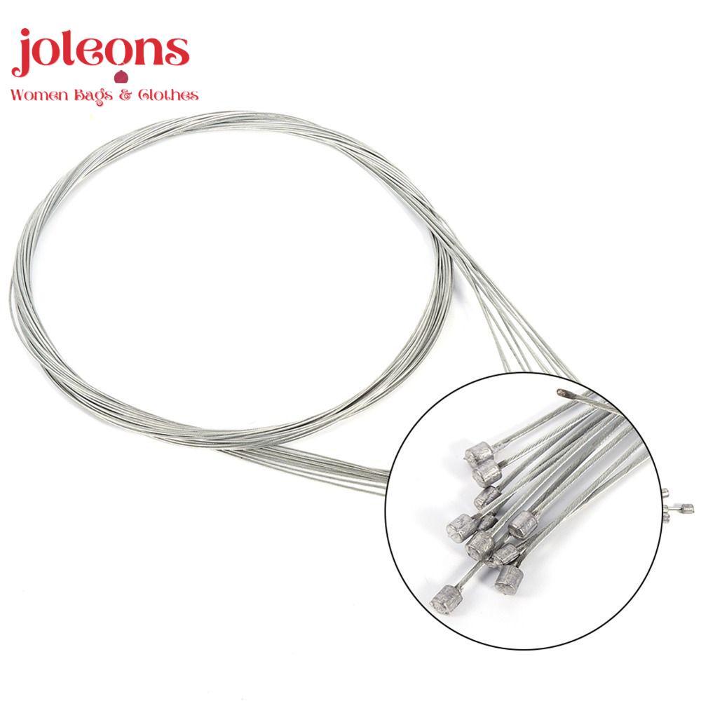 JOLEANS 10 ชิ้นจักรยาน Shifter สาย, ชุดสาย Shifter ที่ครอบคลุมสําหรับจักรยาน 2 เมตรยาว Shifter สายเก