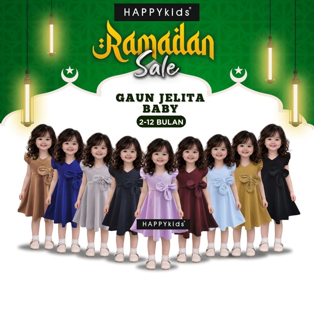 CLEARANCE RAYA HARGA RUNTUH Baju Raya 2026 HAPPYkids Jolita Baju Raya ชุดเด็ก Baju Budak Raya
