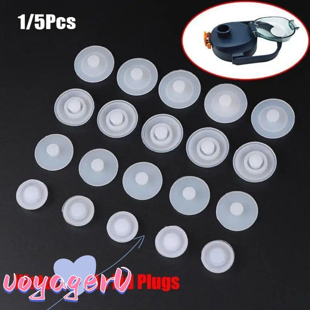 VOYAGER 1/5 ชิ้นซีลปลั๊ก,ซิลิโคนน้ําขวดอุปกรณ์เสริมฝาปิดขวดปลั๊ก,ไม่รั่วไหล Universal เปลี่ยนรูฟาง G