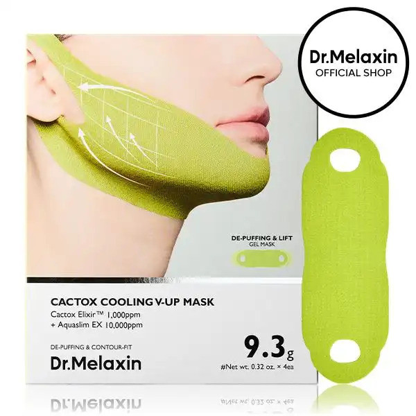 [Dr.Melaxin Official] CACTOX V-LIFTING MEWING BAND with Cactus Cooling Reduce Puffiness & Pore Tight