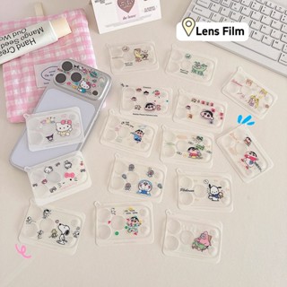 การ์ตูนแมวสุนัขตัวอักษรกล้องเลนส์ป้องกันสําหรับiPhone 17 Pro…