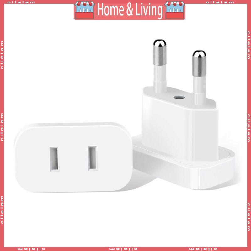 CI USA to Europe Travel Charger Plug Power Socket Adapter 4 0MM Plug
