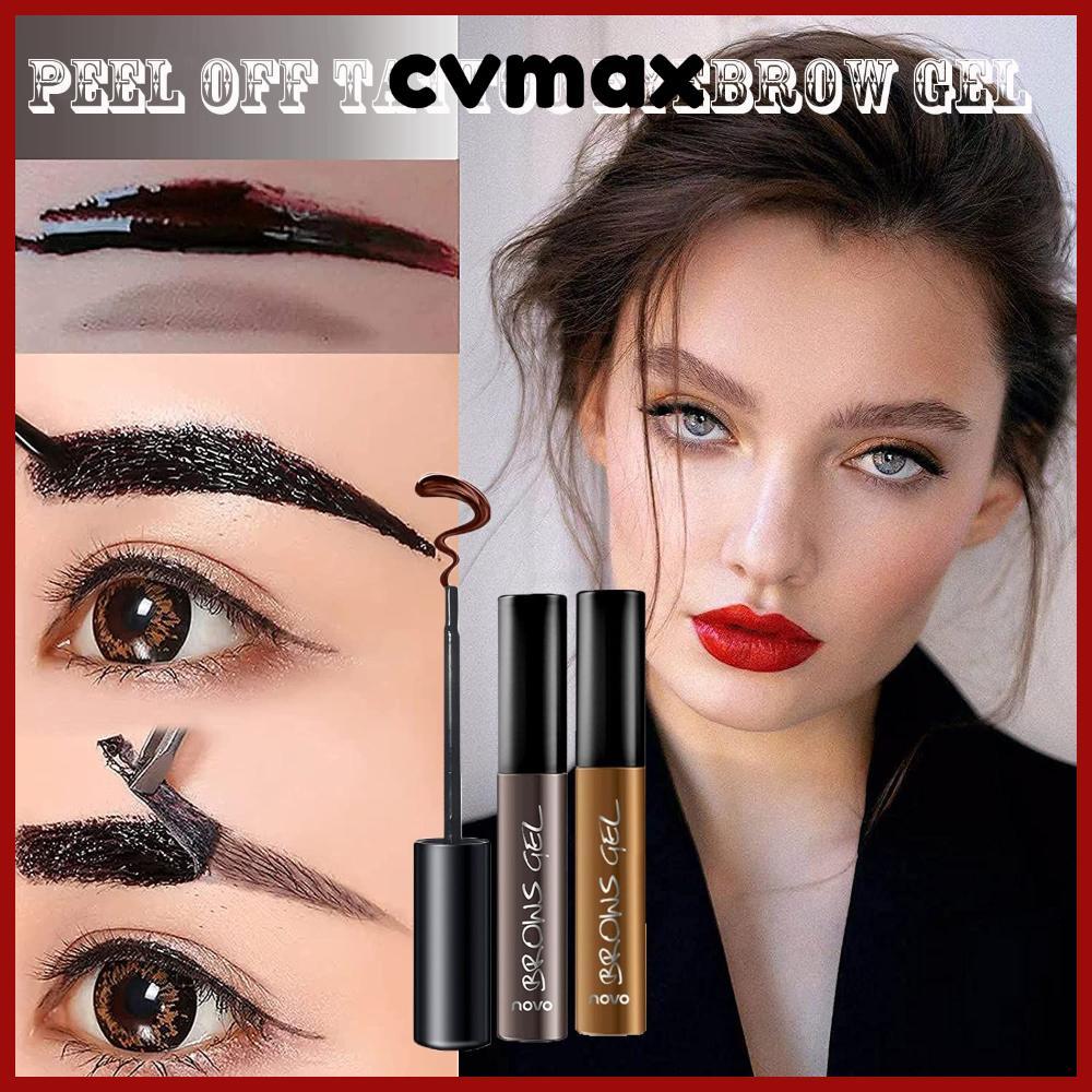CVMAX สีธรรมชาติกันน้ํา Easy Peel Eyebrow Tint Tint Tint EyeBrow Gel