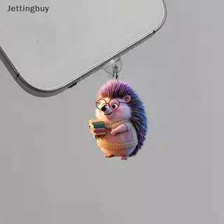 [Jettingbuy] อะคริลิคโทรศัพท์ปลั๊กฝุ่นจี้ 2D จี้แบนเหมาะสําหรับ /Type-C Universal โทรศัพท์อุปกรณ์เสริมสต็อกใหม่