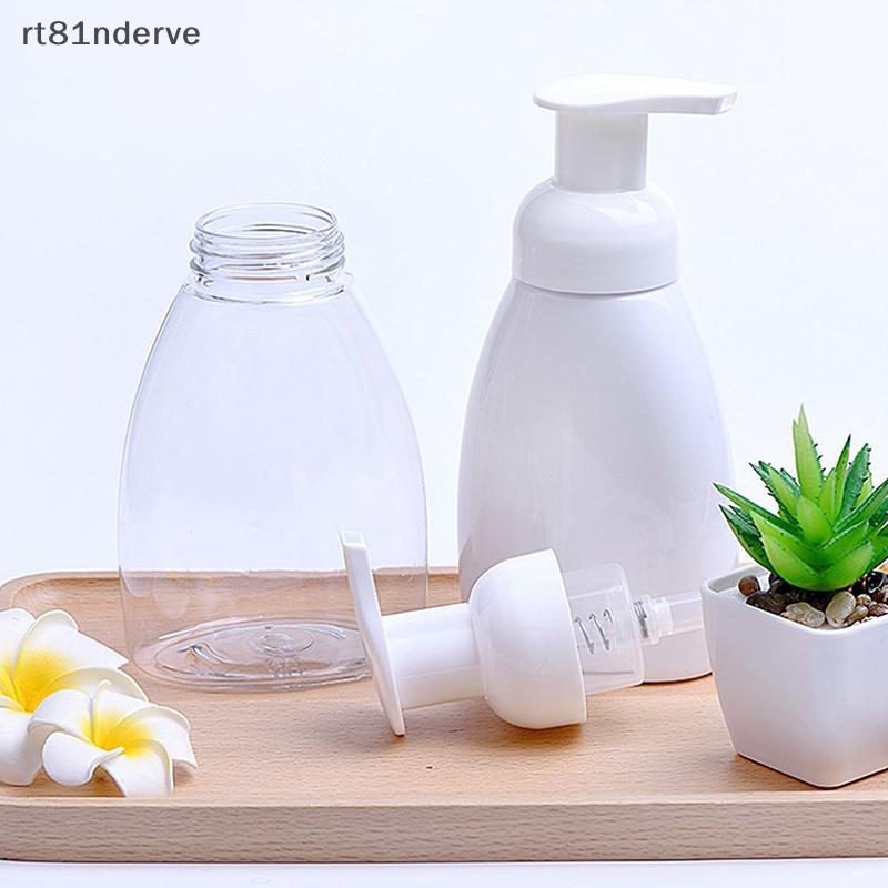RVE 300ml ขวดพลาสติกโฟมปั๊มขวดทําความสะอาดเจลทําความสะอาดมือแชมพูตู้ทําสบู่ขวดของเหลว N