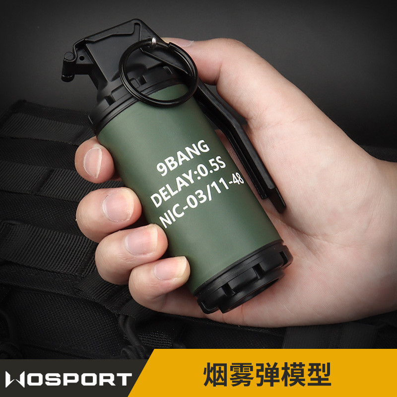 M18The smoke bomb model is hollow and can be filled with appropriate materials MOLLE System item ins