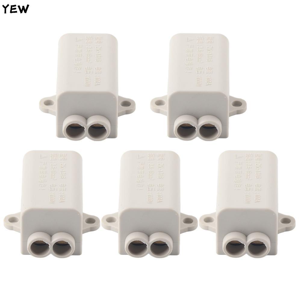 YEW 5 ชิ้น Terminal Spliter, ZK-1316 2.5-16mm2 Parallel Spliter, Parallel Connector 100A 1000 โวลต์ท