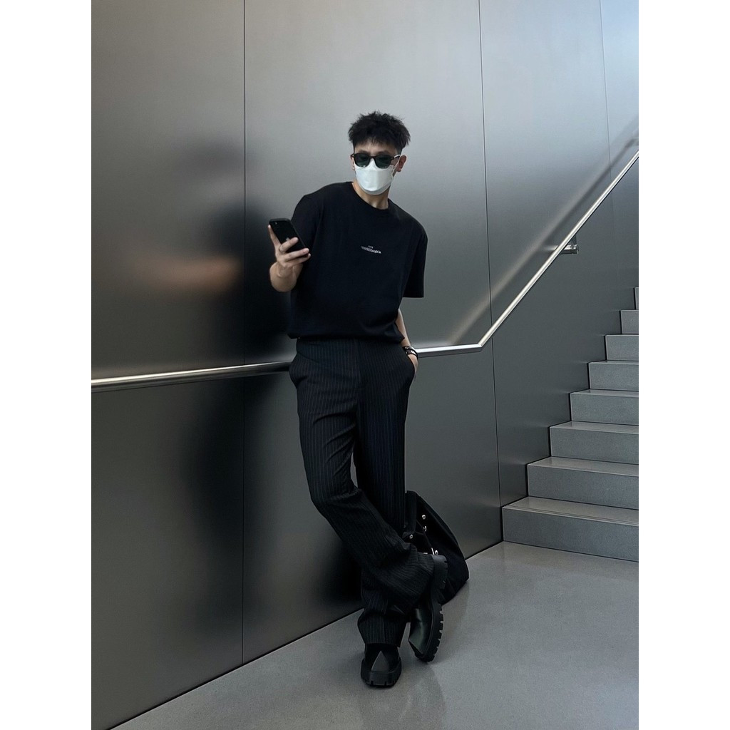 Mai * son Margiela/M * M62026 ต้นฤดูใบไม้ผลิสไตล์ใหม่เสื้อยืดแขนสั้นผู้ชายผู้หญิงคู่ Original Design