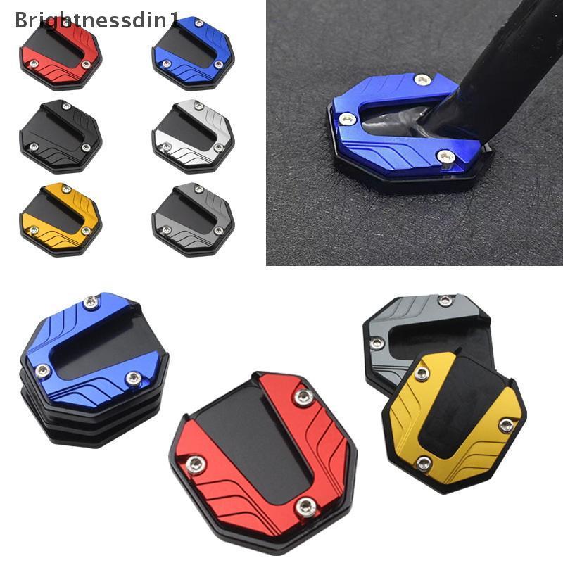 [Brightnessdin] Motorcycle Bike Parking Kistand Extender Foot Side Stand Pad Support Plate Motorcycle Accessories Bq