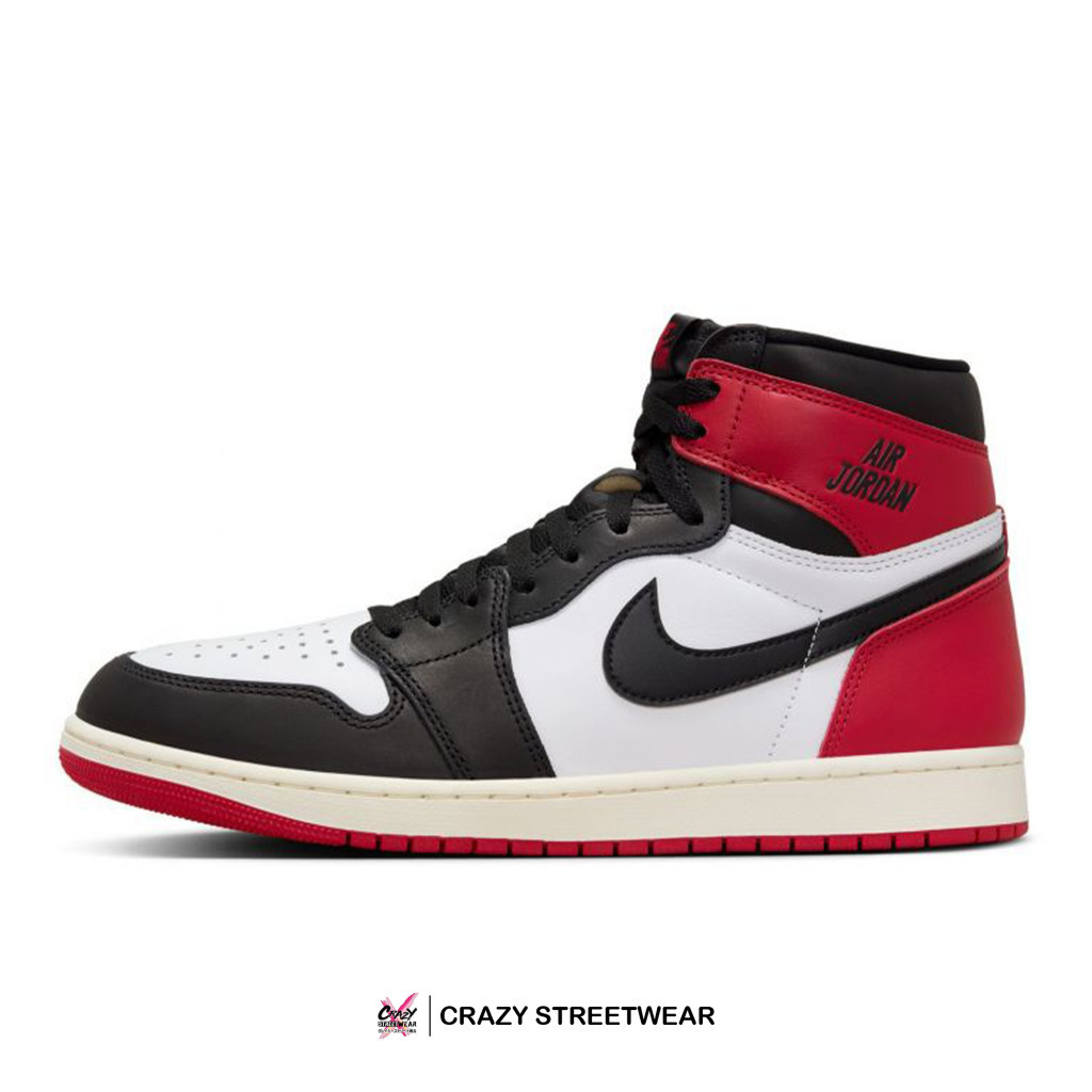 กรุงเทพยืดผมNike Air Jordan 1 Retro High OG 'Black Toe Reimagined' ของแท้  DZ5485-106 / FD1437-106 จ
