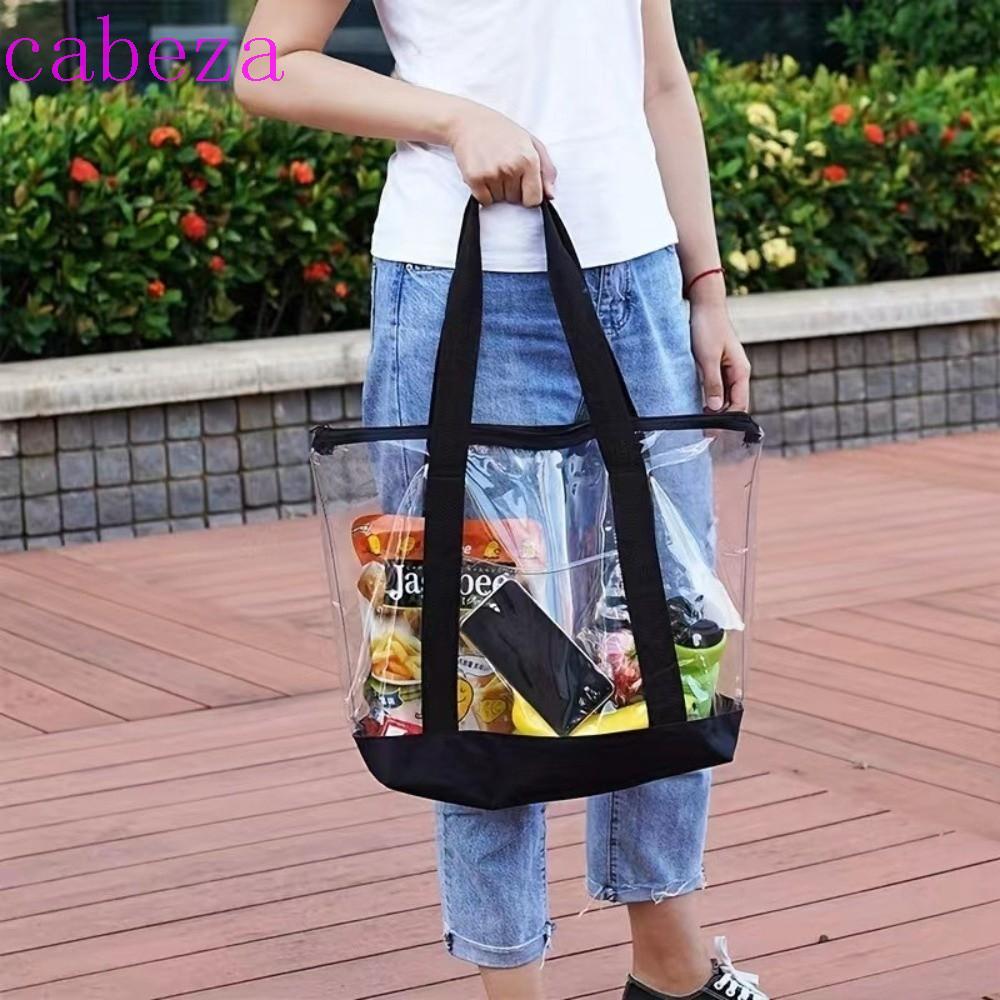 CABEZA Water Sprinkle Festival Bag: กระเป๋ากันน้ำ ขนาดใหญ่ โปร่งใส เหมาะสำหรับว่ายน้ำและการใช้งานประ