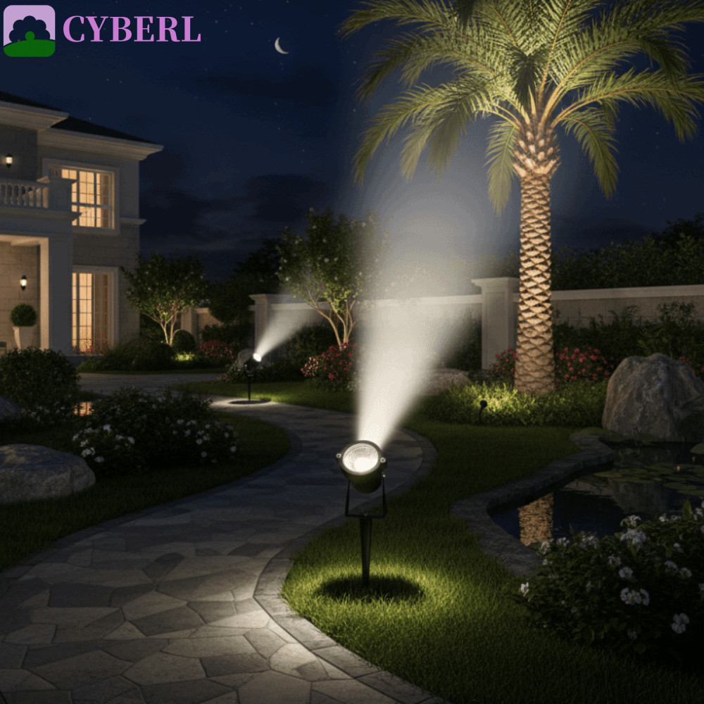 CYBERLINX Landscape Spike สปอตไลท์,ประหยัดพลังงานกันน้ํา LED ไฟสนามหญ้า, Greening Light 3/5W ความสว่
