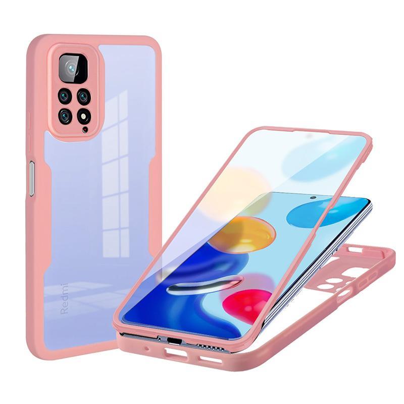360 Full Body Screen Protectorโปร่งใสใหม่รุ่นเคสโทรศัพท์เหมาะสําหรับXiaomi Redmiหมายเหตุ12 11 10 9 P