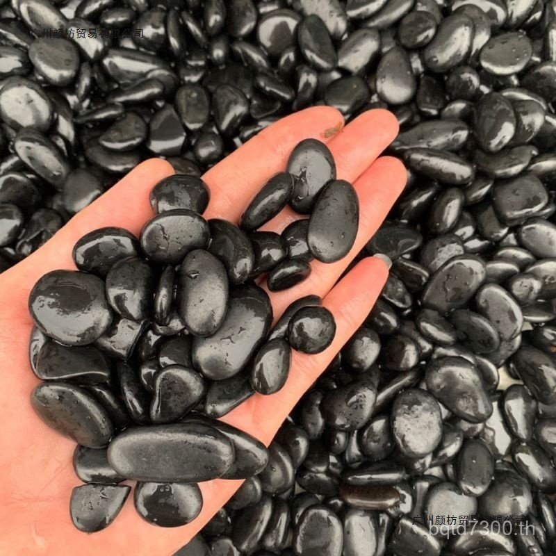Yuhua หิน Pebble หิน Pebble Garden Black Ground หินขนาดเล็กหินขนาดใหญ่สีขาวหินปูอบอุ่นขนาดใหญ่ชุดหิน