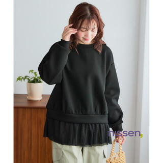 Direct from Japan Nissen_เสื้อพลัสไซส์ชายระบายผ้าโปร่งอำพราง…