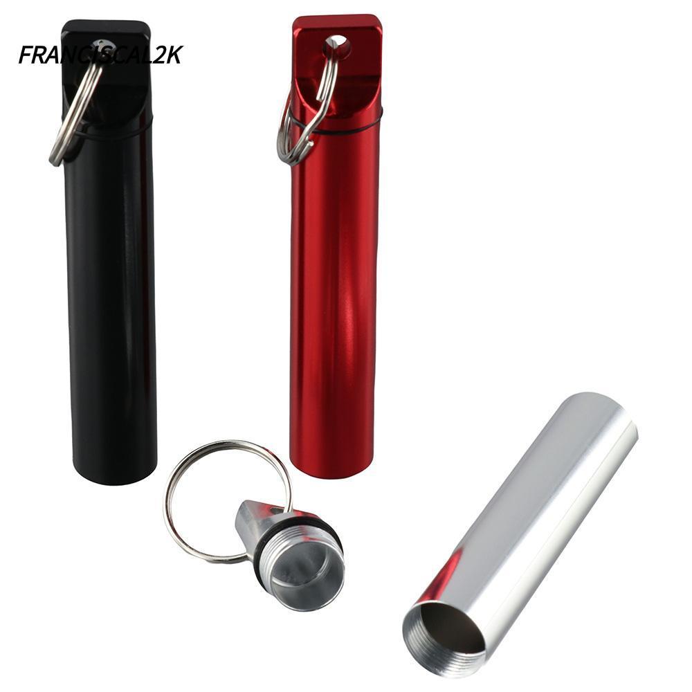 FRANCISCAL2K 3 ชิ้นผู้ถือไม้จิ้มฟัน, 0.64 ออนซ์สีดํา + เงิน + สีแดงผู้ถือไม้จิ้มฟัน,อลูมิเนียม 3.8 X