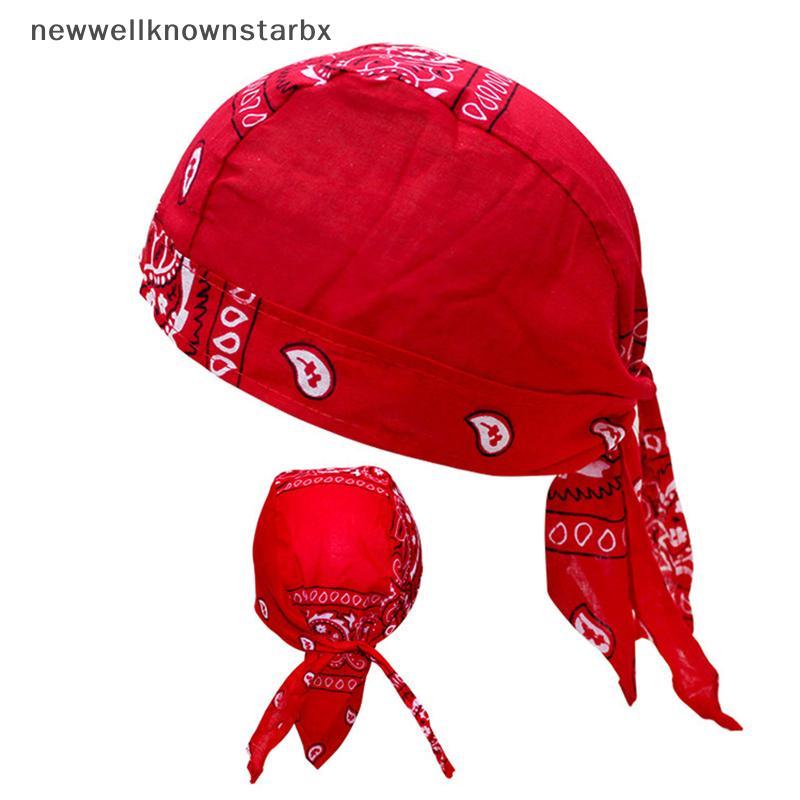 NEWSD ผู้หญิงผู้ชายหมวกผ้าฝ้าย Unisex Durag พิมพ์หมวกแฟชั่นผ้าพันคอหัวโจรสลัด DDC
